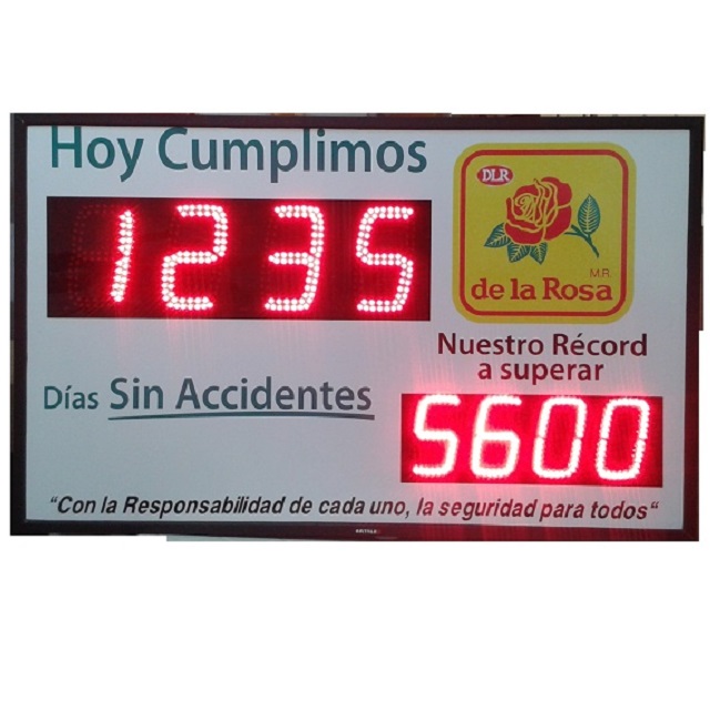 Contador de Días Sin Accidentes y Record Histórico